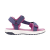 Sandały sportowe dziecięce dla chłopca/dziewczynki Trollkids Kids Lysefjord Sandal violet blue/navy/mallow pink (666-111)