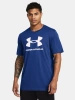 Koszulka sportowa męska Under Armour Logo t-shirt treningowa granatowa (1382911-432)