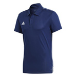 Męska koszulka adidas Performance CORE18 POLO w kolorze granatowym (CV3589)