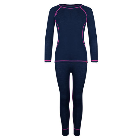 Warstwa podstawowa Trollkids Girls Merino Baselayer Set dla dziewczynki (136-114)