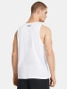 Koszulka bez rękawów męska UNDER ARMOUR tank top biała (57729/1382883-100)