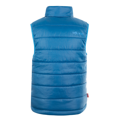 Kamizelka ultralekka dziecięca dla chłopca/dziewczynki Trollkids Kids Trondheim Vest midnight blue/cerulean (511-134)