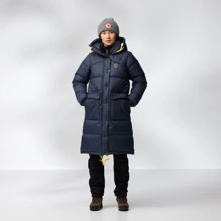 Kurtka puchowa ocieplana damska Fjällräven Expedition Long Down Parka W Navy (F86126-560)