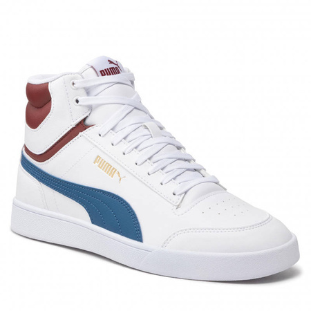 Sneakersy meskie wysokie białe Puma Shuffle Mid (380748-10)