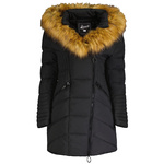 Damska parka zimowa Geographical Norway Chaya Eo Bs Lady 068 czarna (WU4829F/GNO-BLACK)