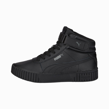 Wyprzedaż - Sneakersy damskie Puma Carina 2.0 Mid wysokie czarne (385851-01)