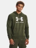 Wyprzedaż - Bluza z kapturem sportowa męska Under Armour UA Armour Fleece Big Logo HD zielona (1379743-390)