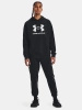 Bluza sportowa męska UNDER ARMOUR Rival Fleece Logo z kapturem kangurka czarna (1379758-001)