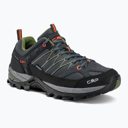 Trekkingi męskie szare CMP Rigel Low Trekking Shoe WP buty outdoor szare (3Q54457-51UG)