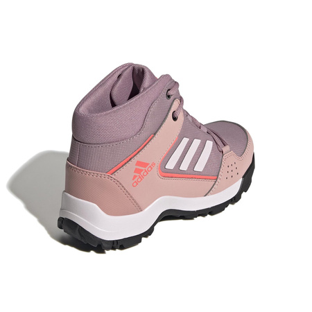 Wyprzedaż - Buty trekkingowe dziecięce adidas Terrex HyperHiker K wysokie z elementami odblaskowymi różowe (GZ9214)