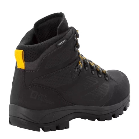 Wyprzedaż - Buty trekkingowe męskie Jack Wolfskin REBELLION TEXAPORE MID M phantom / burly yellow XT (4051171_6357)