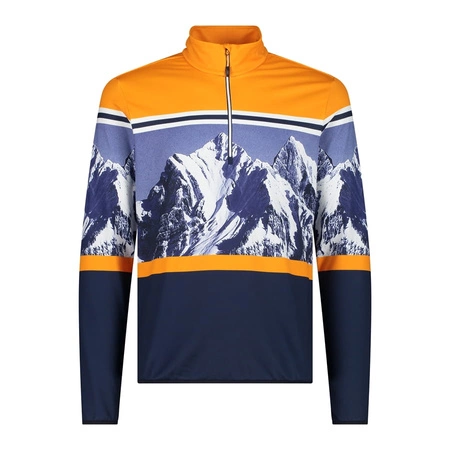 Bluza sportowa męska CMP Man Sweat golf narciarski wielokolorowy (31L0477/56ZM)