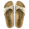 Klapki damskie Birkenstock Madrid Birko-Flor Gold narrow wąskie złote (1016107)