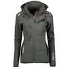 Kurtka softshell damska Geographical Norway Reine Grey/Black Lady 007 (WU6099F/GN Grey/Black)