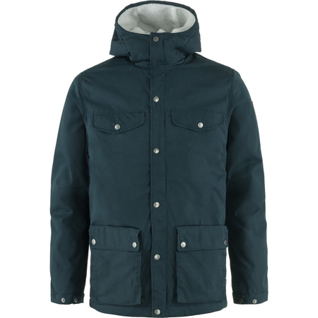 Kurtka zimowa outdoorowa męska Fjällräven Greenland Winter Jacket M Dark Navy granatowa (F87122-555)