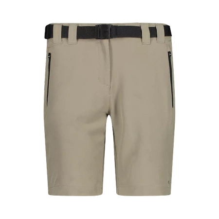 Wyprzedaż - Spodenki krótkie damskie CMP Woman Bermuda beżowe (3T51146-P753)