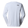 Koszulka męskie The North Face M L/S SIMPLE DOME TEE Biały (NF0A87QNFN4)