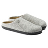 Kapcie męskie/damskie Birkenstock Zermatt Cozy Home Light Gray z wełnianego filcu regular szerokie (1015080)