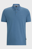 Koszulka Polo męska BOSS Pallas Light/Pastel Blue regular fit niebieska (50468301-459)