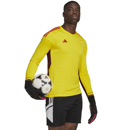 Koszulka bramkarska męska adidas Tiro 23 Competition Long Sleeve żółta (HK7696)