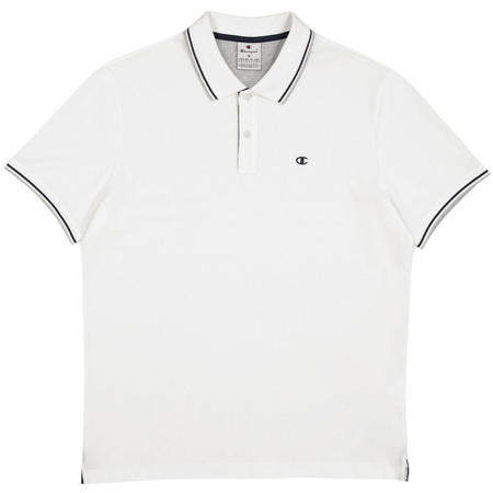 Koszulka męska Champion polo biała (220897 WW001)