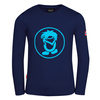 Bluzka z długim rękawem dziecięca TrollKids Kids Troll Longsleeve navy/medium blue granatowa (343-117)