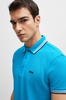 Koszulka Polo męska BOSS Paddy Turquoise/Aqua regular fit turkusowa (50469055-442)