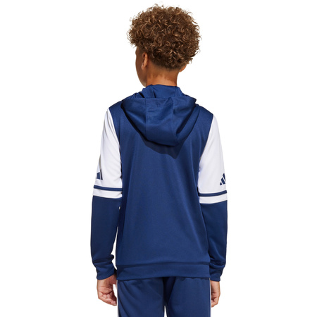 Bluza dla dzieci adidas Squadra 25 Hoodie granatowo-biała (JD4800)