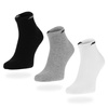 Wyprzedaż - Skarpety damskie/męskie czarne/szare/białe Monotox Basics Ankle Socks Mix 3-Pack (MX20007)