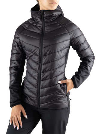 Kurtka damska z kapturem Viking Becky Warm Pro Lady ocieplana polartec primaloft szara (750/24/3232/0900)