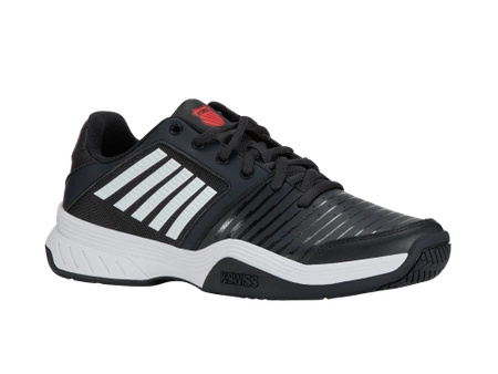 Buty sportowe męskie K-Swiss Court Express sneakersy skórzane czarne (05443-017-M)