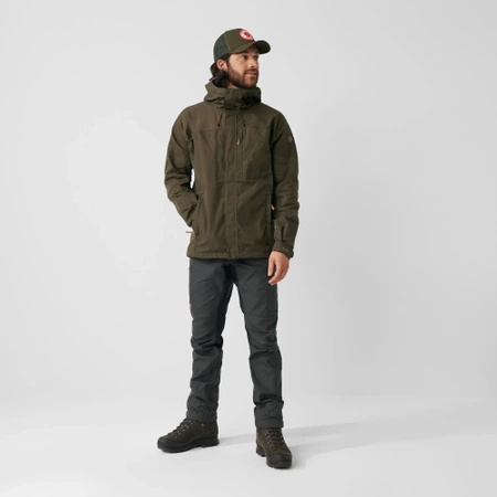 Spodnie męskie Fjällräven Kaipak Trousers M Dark Grey-Black (F86550-030-550)