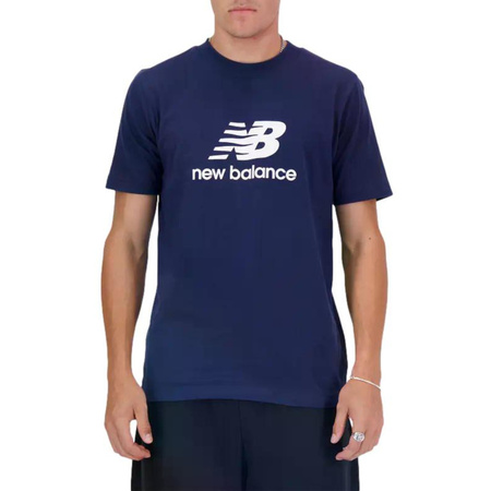 Koszulka New Balance S/S NEW BALANCE STACKED LO NNY Granatowy (MT41502NNY)