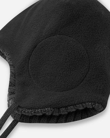 Wyprzedaż - Czapka zimowa dziecięca Reima Paljakka Black dla dziewczynki/chłopca szara (5300035B-9991)