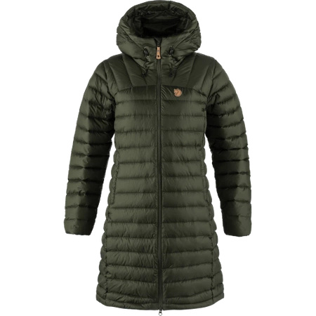 Kurtka puchowa ocieplana damska Fjällräven Snow Flake Parka W Deep Forest (F87156-662)