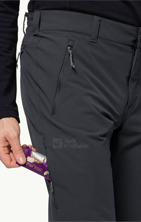 Spodnie softshell męskie Jack Wolfskin  ACTIVATE XT PANTS M Phantom wiatroodporne  (1503755_6350)