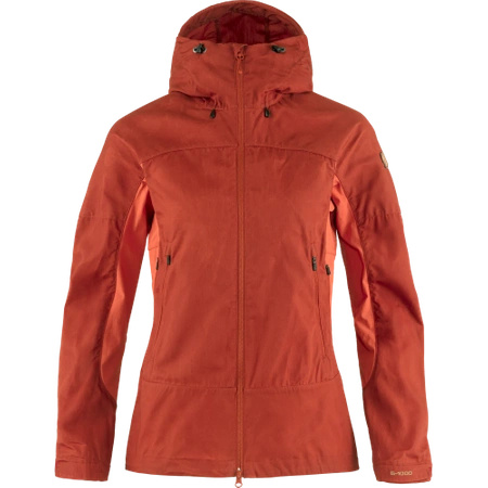 Kurtka softshell damska Fjällräven Abisko Lite Trekking Jacket W Cabin Red-Rowan Red (F86131-321-333)