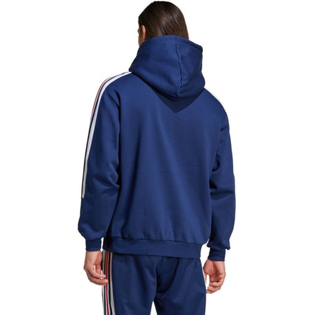 Bluza z kapturem męska adidas House Of Tiro Nations Pack Hoodie sportowa dresowa niebieska (IY4530)