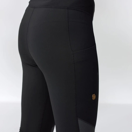 Spodnie damskie Fjällräven Abisko Värm Trekking Tights W Black-Iron Grey (F84790-550-048)