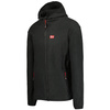 Wyprzedaż - Bluza polarowa męska z kapturem Geographical Norway Unicia czarna EO MEN 235 (WW4510H/GNO-BLACK)