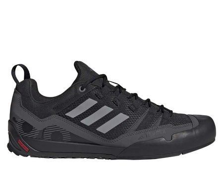 Buty trekkingowe męskie ADIDAS TERREX SWIFT SOLO 2 CBLACK/GRETHR/GRESIX lekkie, komfortowe i solidne czarne (IE6901)