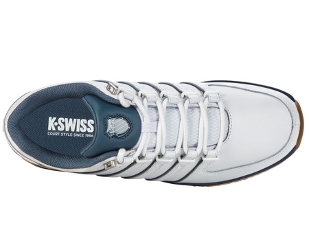 Buty sportowe męskie K-Swiss RINZLER modny design sneakersy białe (01235-990-M)