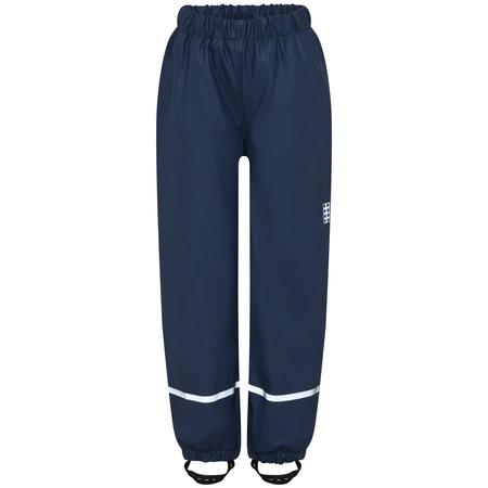 Wyprzedaż - Spodnie turystyczne dziecięce Lego Wear LWPOWAI 707 Rain Pants przeciwdeszczowe granatowe (22873-590)