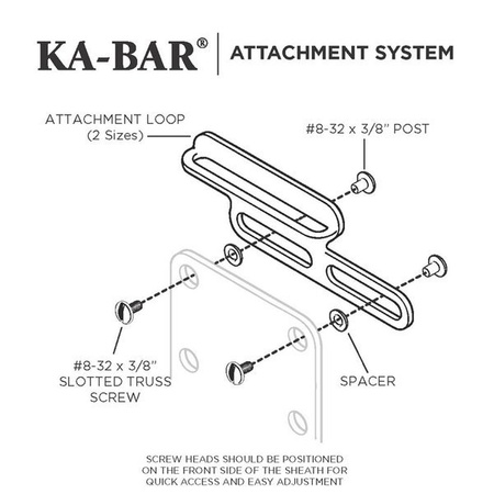 Ka-Bar 9916 (System mocowania Attachment System)