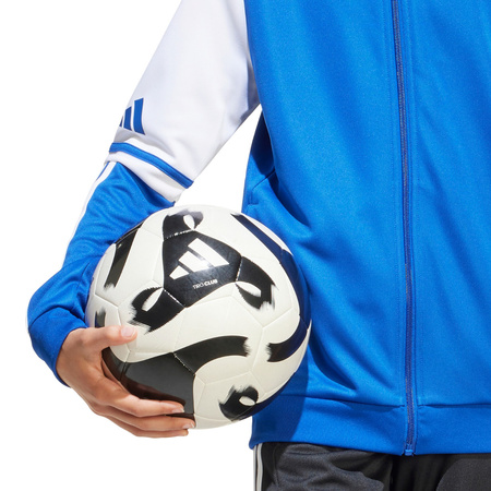 Bluza dla dzieci adidas Squadra 25 Hoodie niebiesko-biała (JD4802)