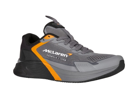 Męskie sneakersy K-Swiss AERO-ACTV XMCLARENII STEEL GRAY/BLACK/PAPAYA-M (04410-057-M)