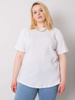 Biała bluzka plus size w prążek (RV-BZ-6323.92)