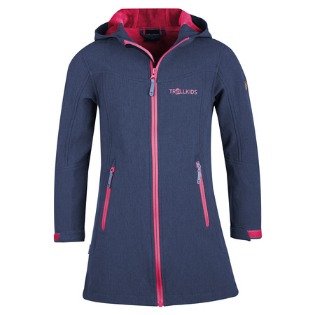 Płaszcz softshell Trollkids Girls Lillesand Coat dla dziewczynki (602-114)