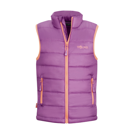 Kamizelka ultralekka dziecięca dla chłopca/dziewczynki Trollkids Kids Trondheim Vest mallow pink/papaya (511-242)