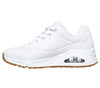 Wyprzedaż - Sneakersy damskie białe Skechers Uno Stand on Air (73690-WHT)